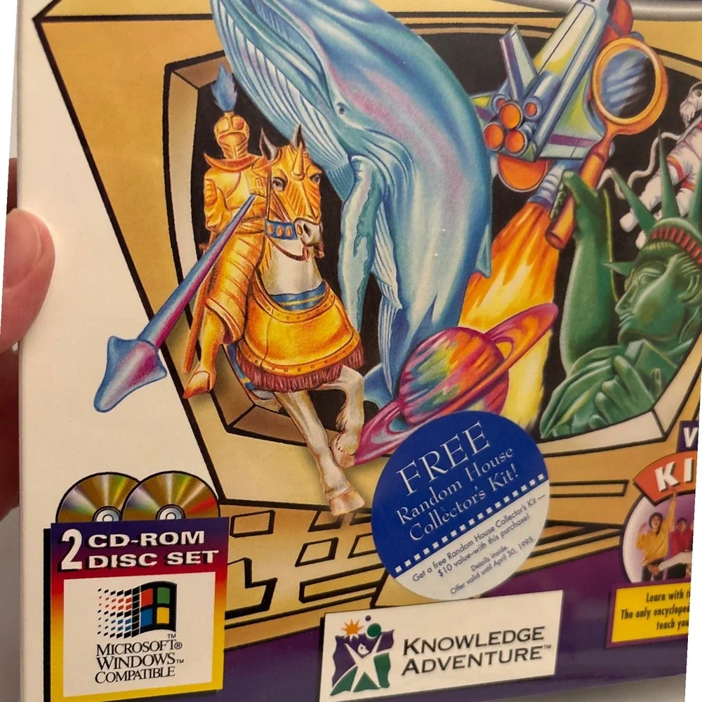 The Random House Kid's Encyclopedia 2 CD-ROM Disc Knowledge Adventure‎ Jumpstart